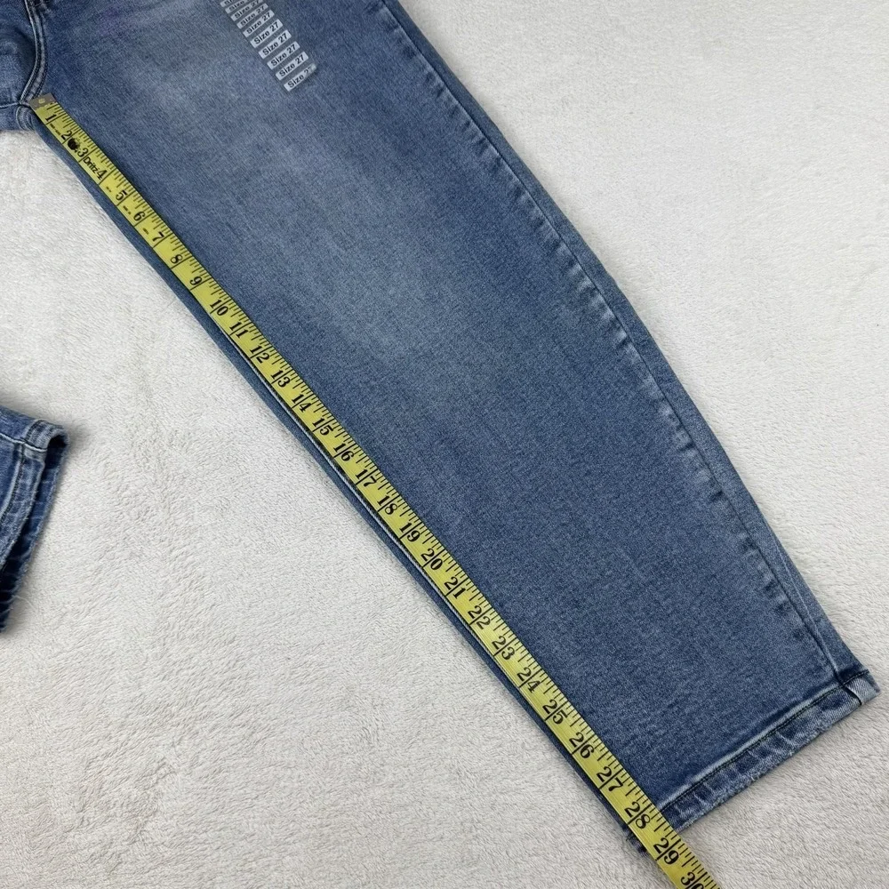 KanCan High Rise Barrel Jeans Womens 27 Blue Denim‎ Stretch-NWT-KC20084M